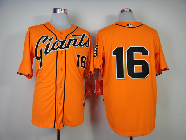 Men San Francisco Giants #16 Pagan Orange MLB Jerseys